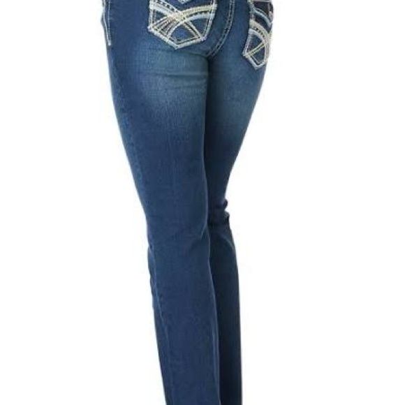 Wallflower Dark Blue Denim Pants bundle - Picture 2 of 7